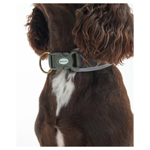 Barbour Reflective Tartan Comfort Dog Collar